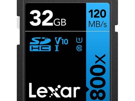 Cartão de Memória SDHC Lexar 800x V10 - 32GB Cheap