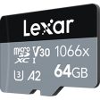 Cartão de Memória MicroSDXC Lexar Professional 1066x - 64GB - Silver Online