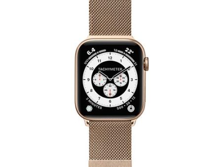 Bracelete Laut para Apple Watch 38-40-41 Milanesa - Dourado Fashion