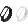 Pack Braceletes 4-OK para Pulseira de Atividade Xiaomi Mi Band 6 5 - Branco Preto - 2uni Online now