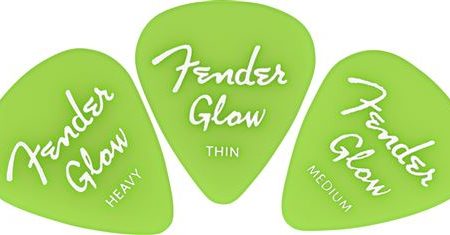 Pack 12 Palhetas FENDER 351 Glow In The Dark Discount