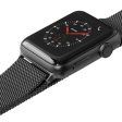 Bracelete Laut para Apple Watch 38-40-41 Milanesa - Preto For Sale