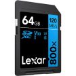 Cartão de Memória SDXC Lexar 800x V10 - 64GB Hot on Sale