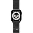 Bracelete Laut para Apple Watch 38-40-41 Milanesa - Preto For Sale