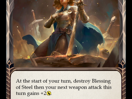 Blessing of Steel (Yellow) [DYN074] (Dynasty)  Rainbow Foil Fashion