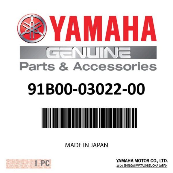 Yamaha - KEY, STRAIGHT - 91B00-03022-00 For Sale